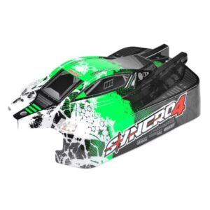 Team Corally Polycarbonate Painted Body Syncro 4 Green C-00180-1055-G