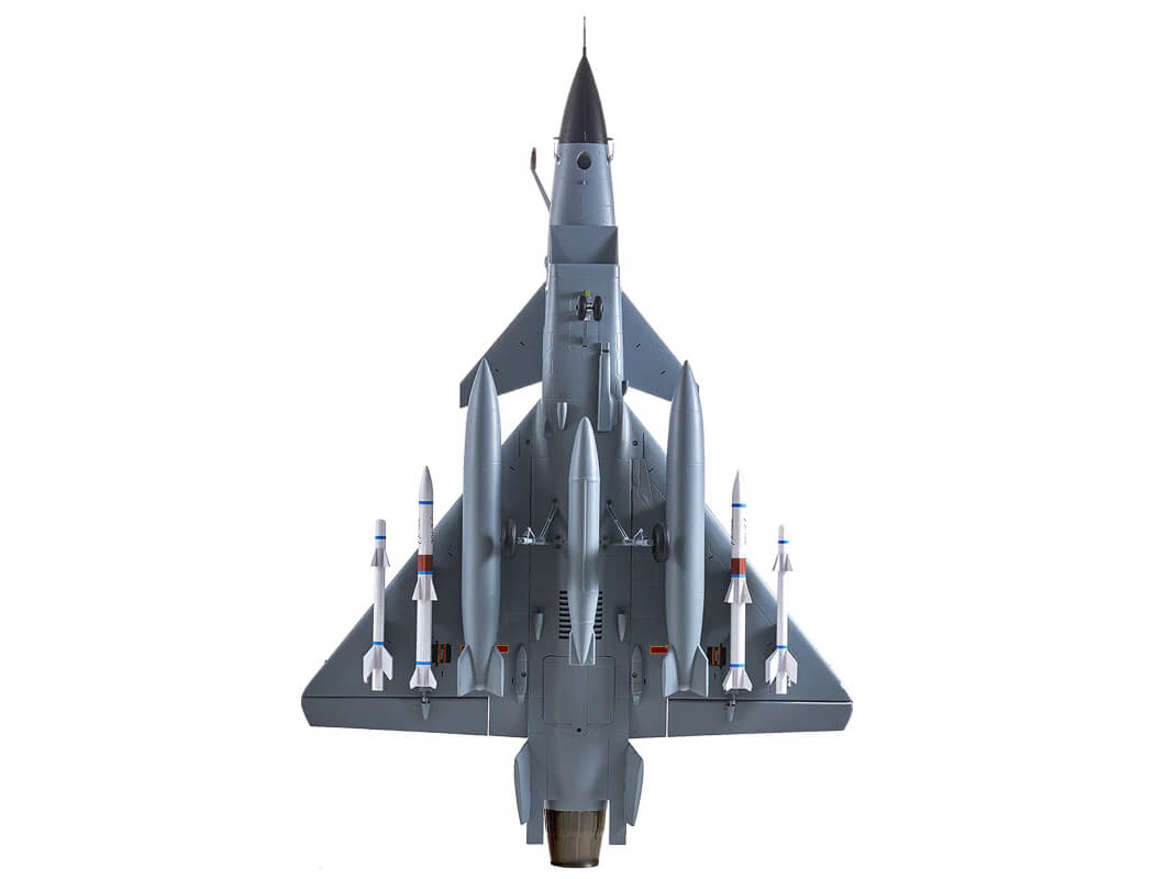 FMS 64Mm Edf J-10 With Reflex V3 Grey FMS149PGY-REFV3