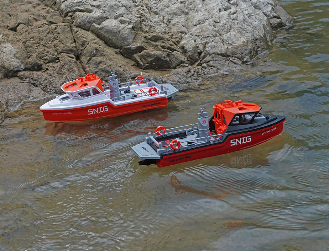 HENG LONG SNIG RESCUE RTR BOAT BRUSHLESS 320MM LENGTH BLACK HL3702-B