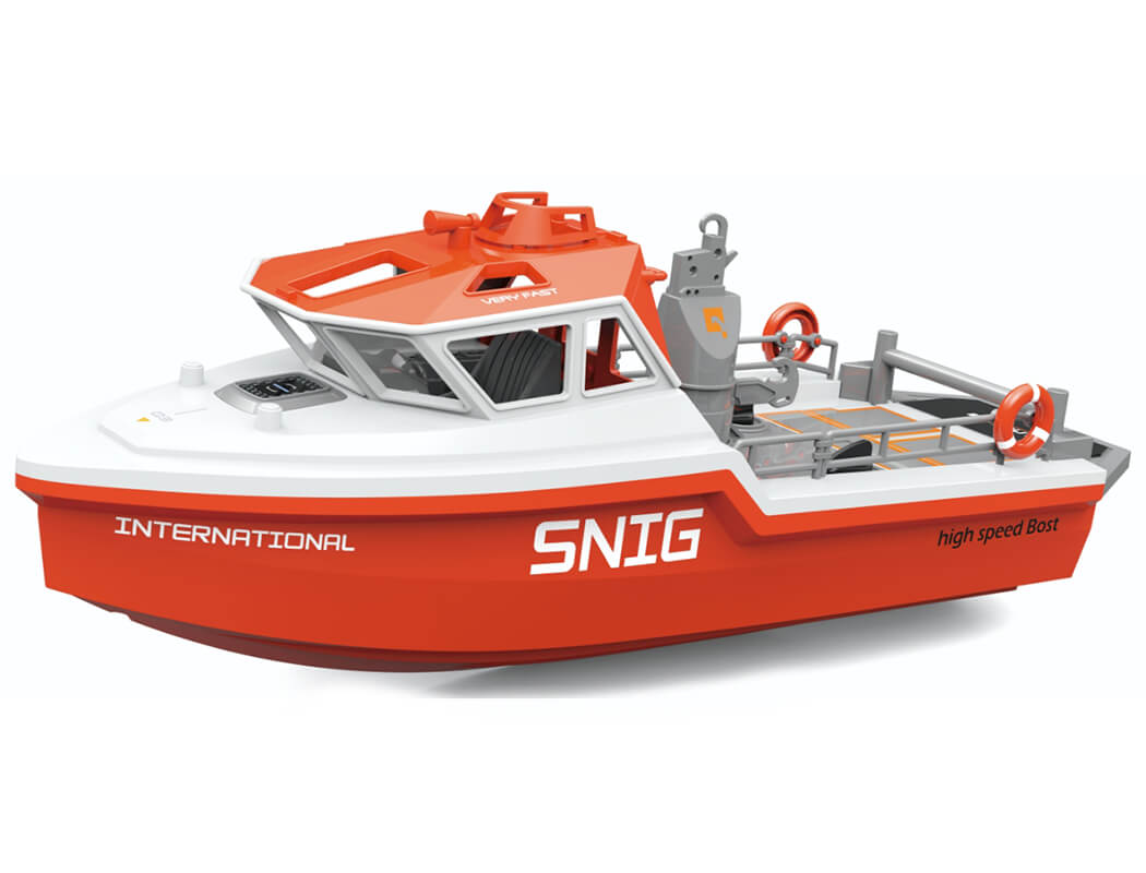 HENG LONG SNIG RESCUE RTR BOAT BRUSHLESS 320MM LENGTH WHITE HL3702-W