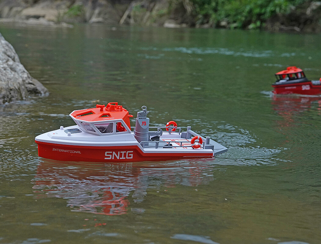 HENG LONG SNIG RESCUE RTR BOAT BRUSHLESS 320MM LENGTH WHITE HL3702-W