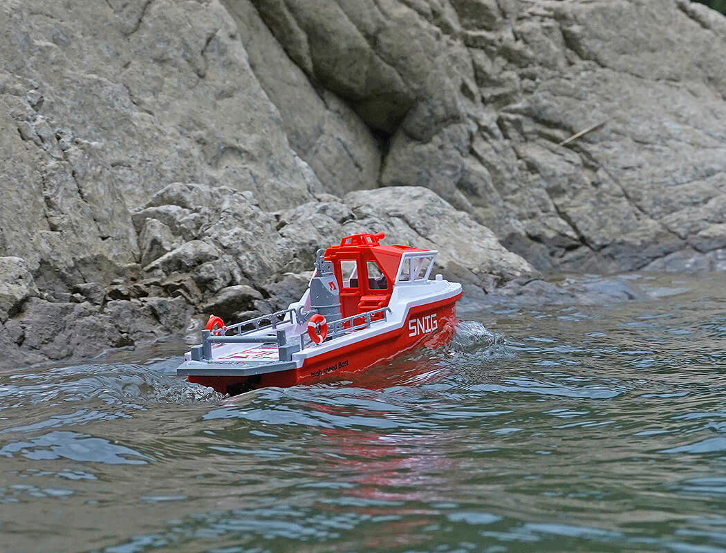 HENG LONG SNIG RESCUE RTR BOAT BRUSHLESS 320MM LENGTH WHITE HL3702-W