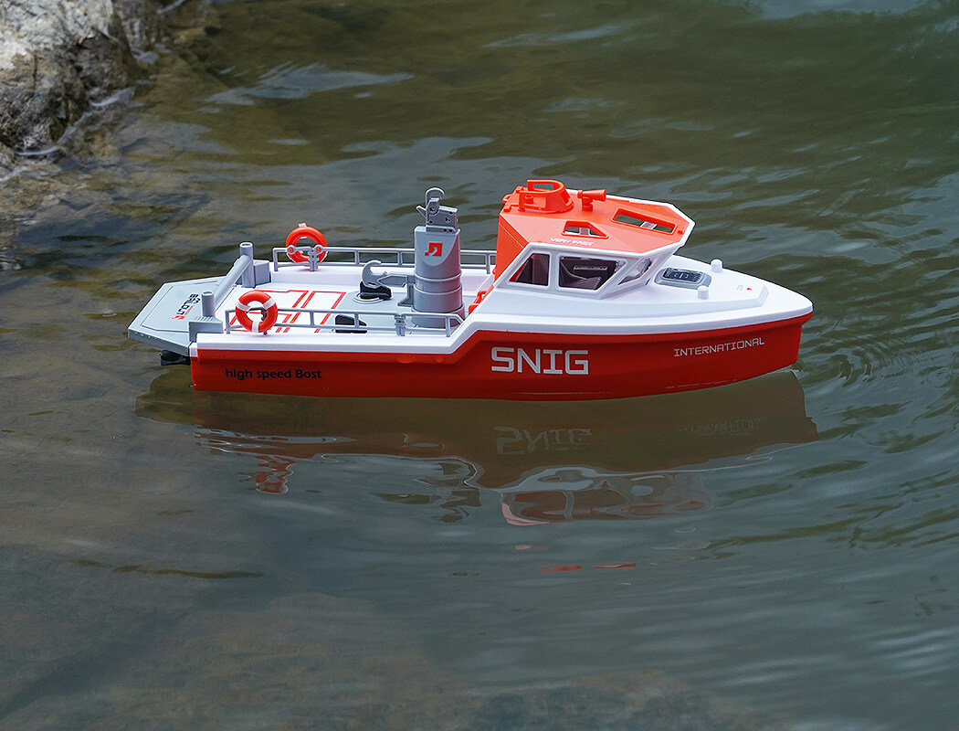 HENG LONG SNIG RESCUE RTR BOAT BRUSHLESS 320MM LENGTH WHITE HL3702-W