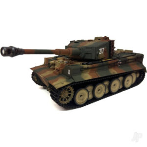 1:24 German Tiger I with Infrared Battle System (Camo 2) (2.4GHz + Shooter + Sound)