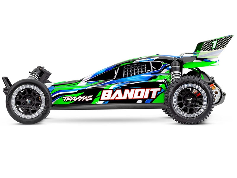 Traxxas Bandit HD 1:10 Electric XL-5 2WD RTR Buggy with Battery and Charger - Green