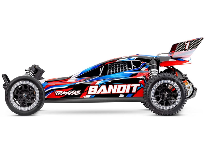 Traxxas Bandit HD 1:10 Electric XL-5 2WD RTR Buggy with Battery and Charger - Red