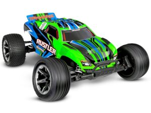 Traxxas Rustler HD 1:10 Electric XL-5 2WD RTR Stadium Truck with Battery and USB Charger - Green