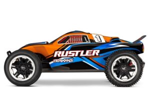 Traxxas Rustler HD 1:10 Electric XL-5 2WD RTR Stadium Truck with Battery and USB Charger - Orange