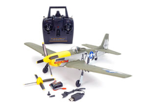 Volantex P-51D Mustang Green 4Ch 500Mm Brushless With Gyro RTF V768-2