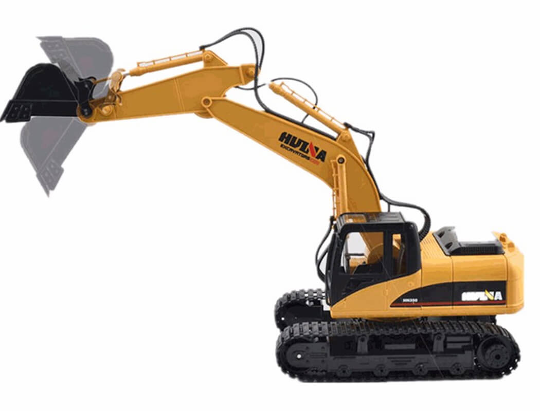 Huina 1/14 Scale Rc Excavator 2.4G 15Ch W/Die Cast Bucket CY1535