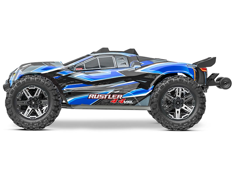 Traxxas Rustler 4X4 HD VXL 1:10 4WD RTR Brushless Electric Short Course Truck - Blue