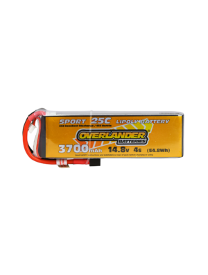 Overlander 3700mAh 14.8V 4S 25C Sport LiPo Battery 2971