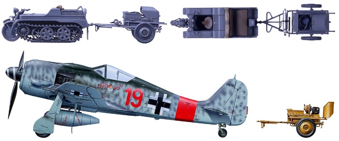 Tamiya Aps Unit & Kettenkraftrad 1/48 32533