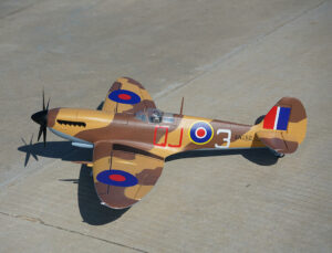 Xfly Supermarine Spitfire Mkix Brown 1200Mm Without Tx/Rx/Batt Xf123P-B