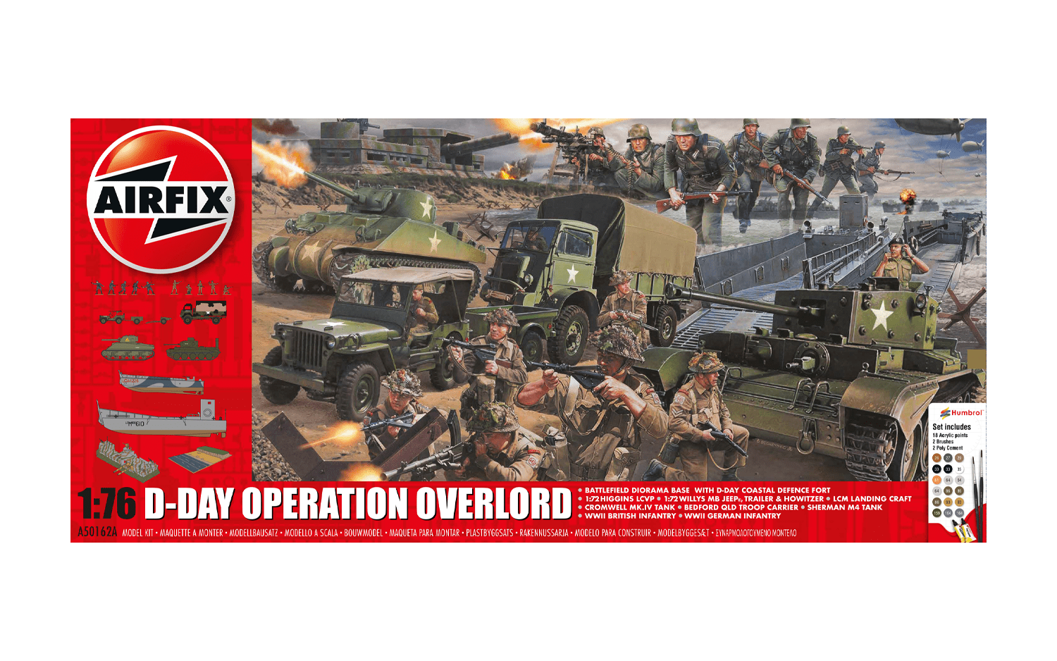 Airfix D-Day Operation Overlord Gift Set 1/76 A50162A