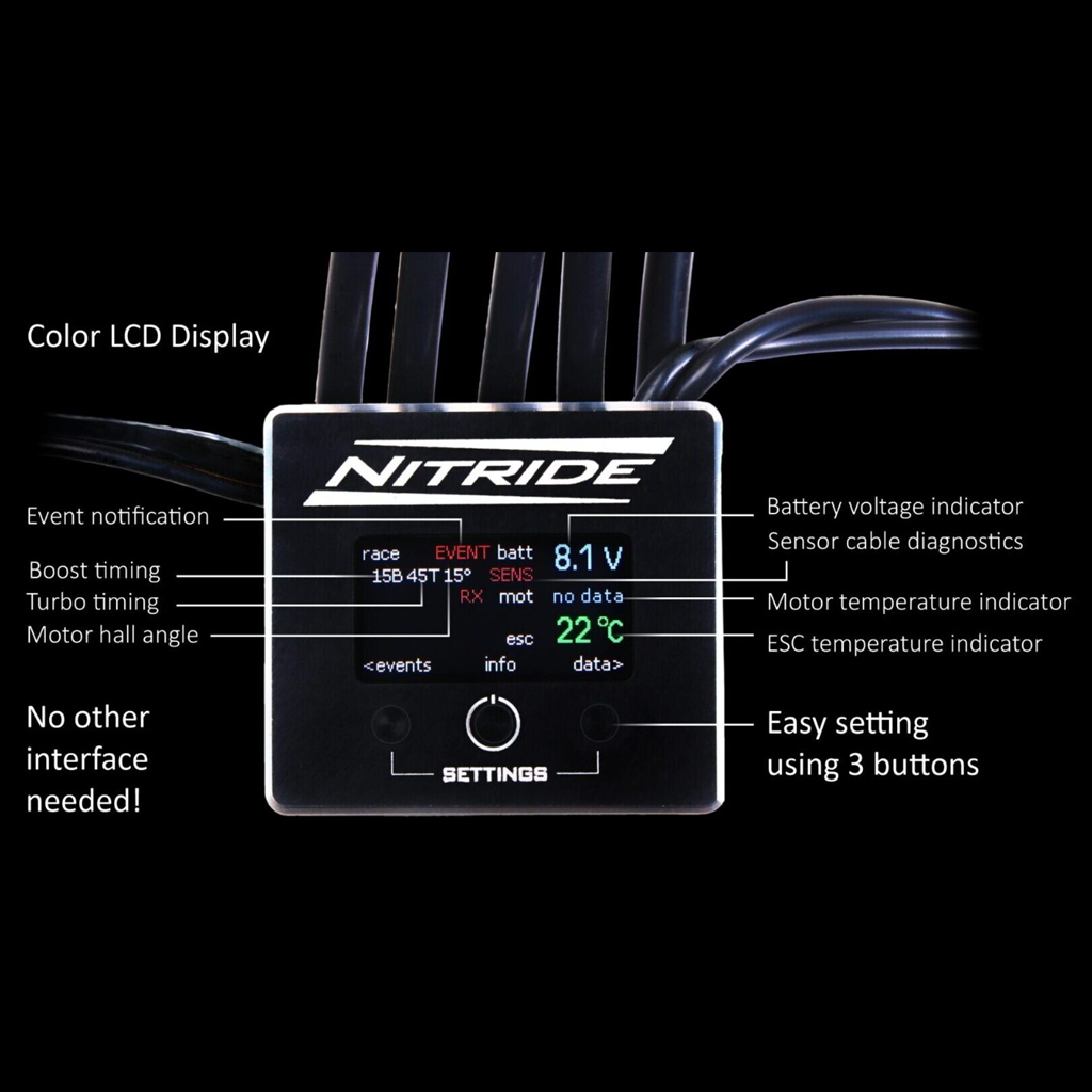 ELCERAM Nitride G1F 1/10th ESC 180A ELC001 - Image 6