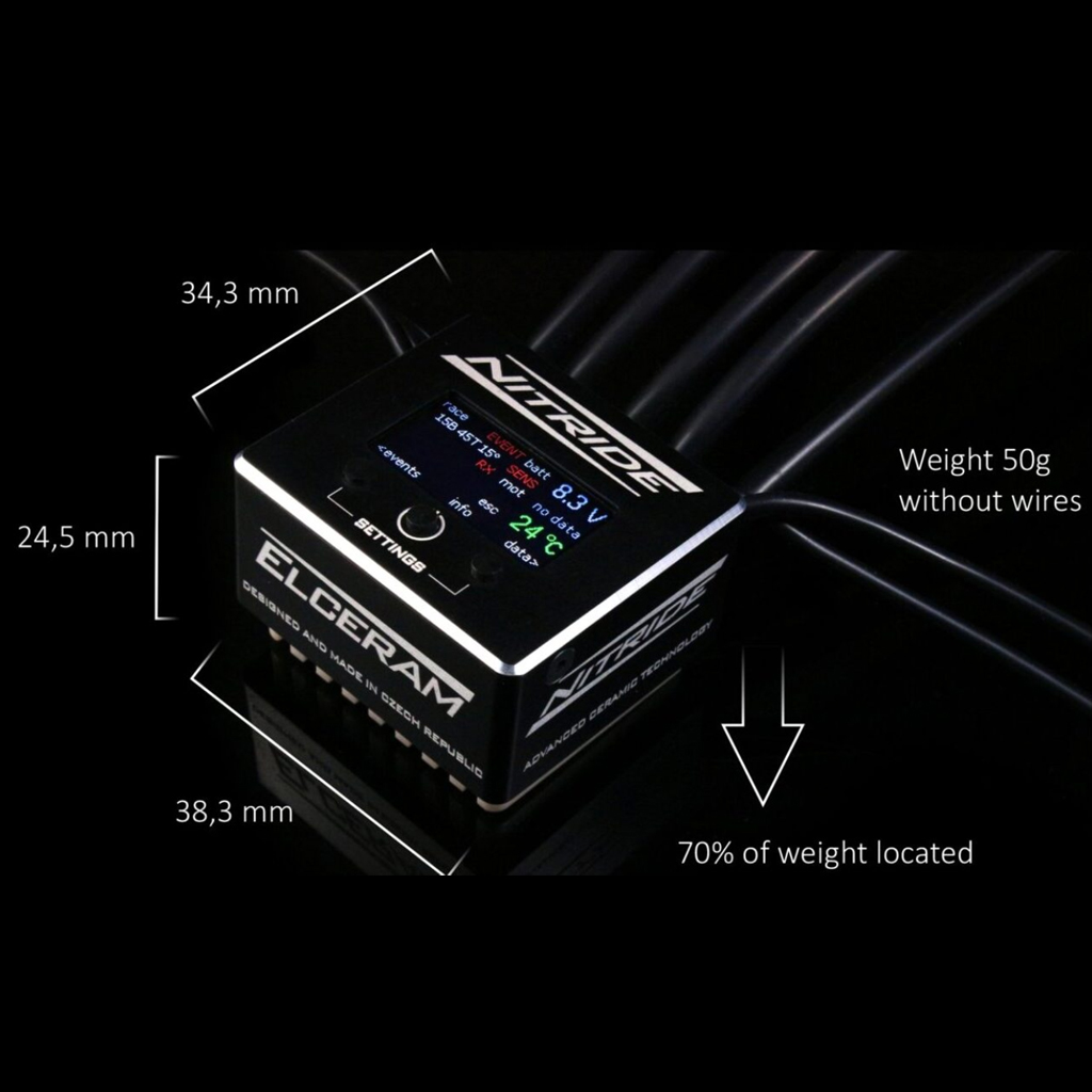 ELCERAM Nitride G1F 1/10th ESC 180A ELC001 - Image 4
