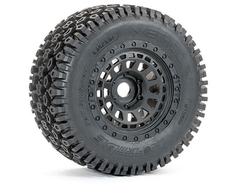 Method Geoform Belted MT 1/5 Tyres On Array Rims 24mm Hex (2) MTD1001