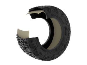 Method RC 3.8 Terraform All-Terrain Belted 1/8 MT Tyres on Array Rims 17mm Hex (2) MTD1025