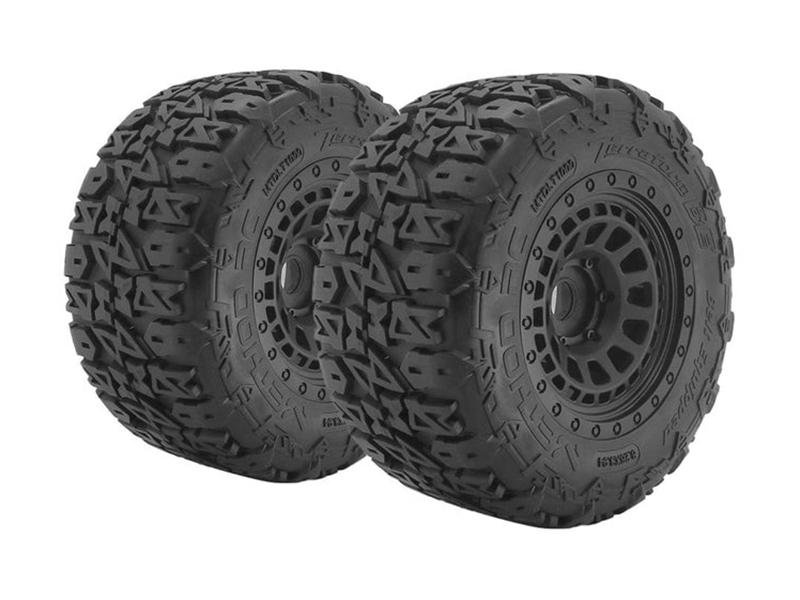 Method RC 3.8 Terraform All-Terrain Belted 1/8 MT Tyres on Array Rims 17mm Hex (2) MTD1025