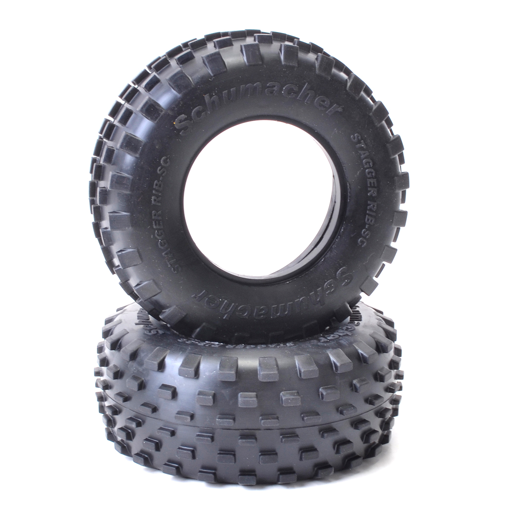 Schumacher Short Course Tyre Stagger Yellow U6781