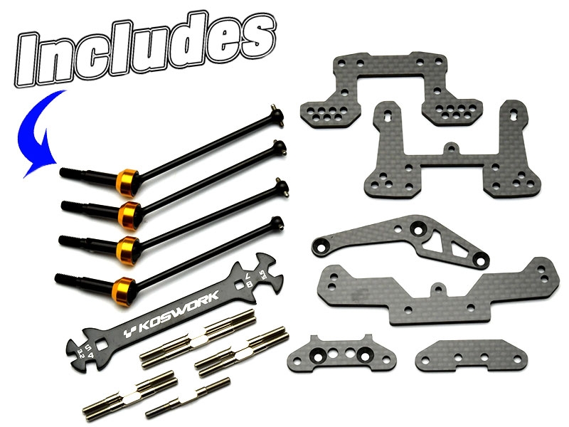 Kyosho Optima Mid 4WD 1:10 Koswork Edition by Kyosho Europe K.30622KE