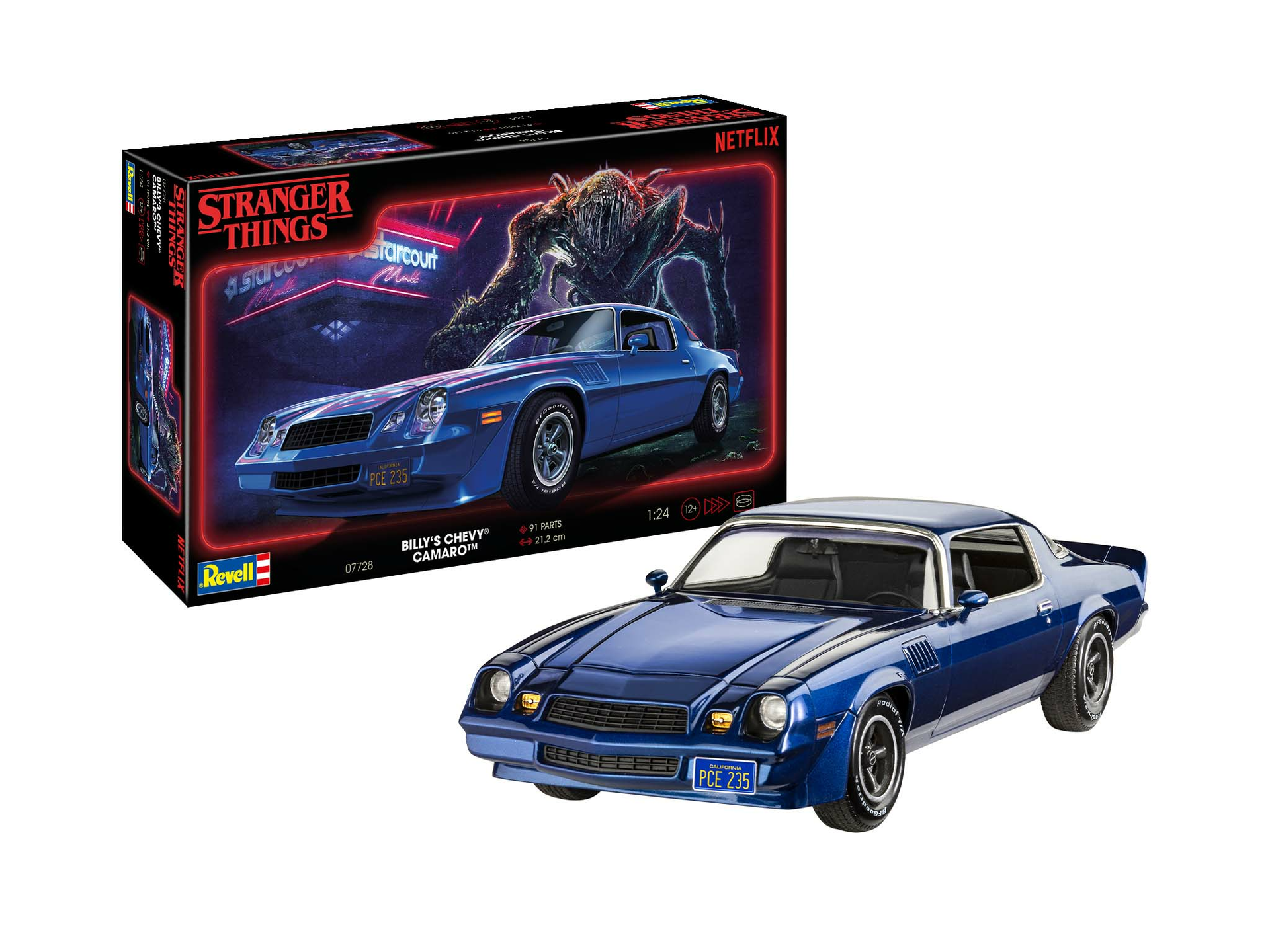 Revell "Stranger Things" Chevy Camaro Z-28 1/24 07728