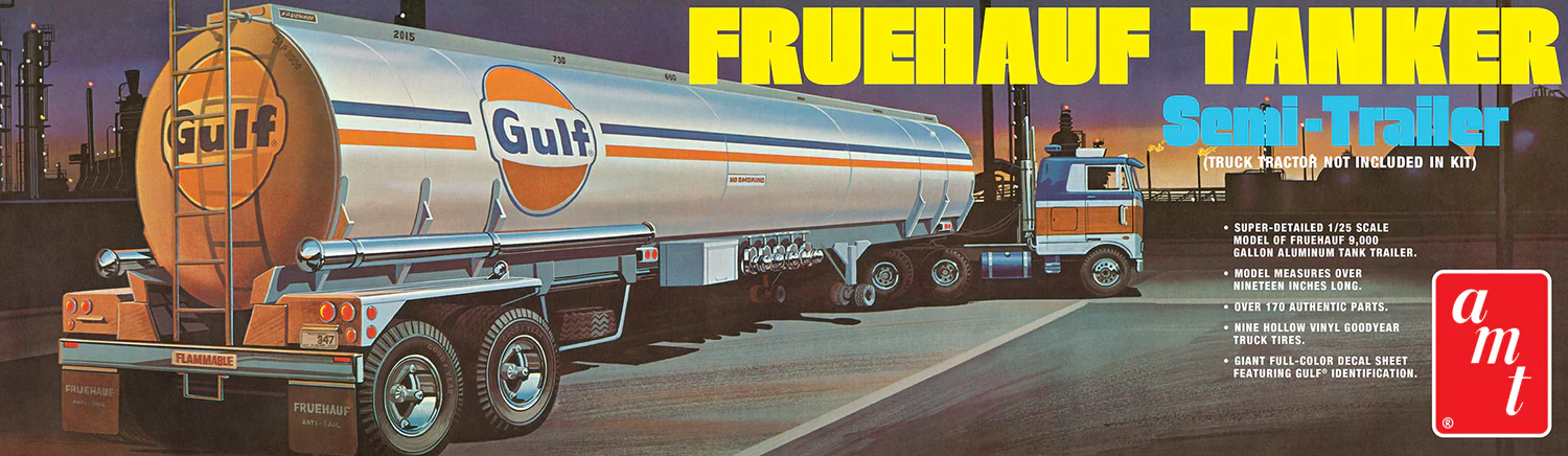 AMT Fruehauf Tanker Gulf 1/25 AMT1354 - Image 2
