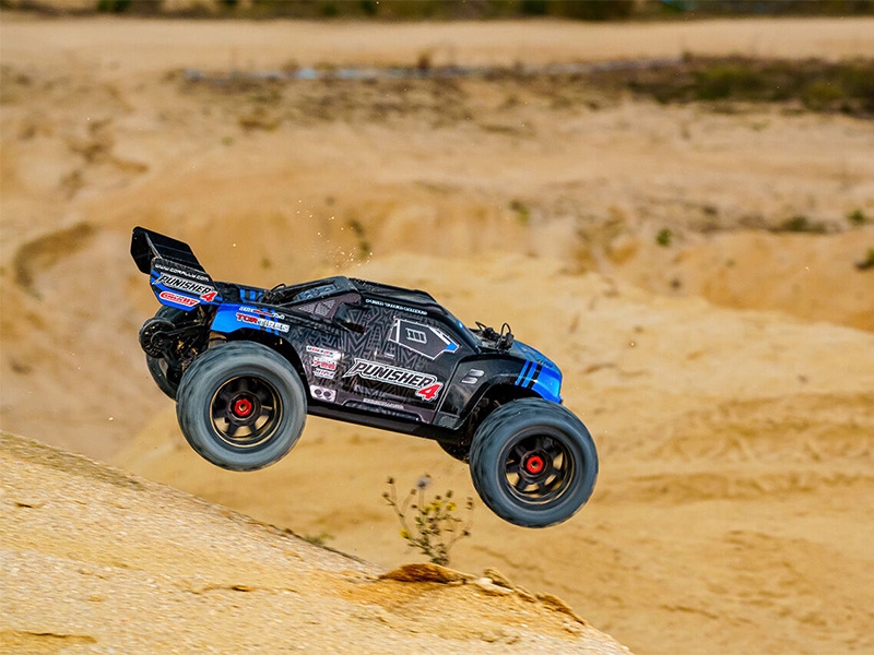 Corally Punisher 4 Brushless 4S Basher Truck RTR - Blue C-00292-B