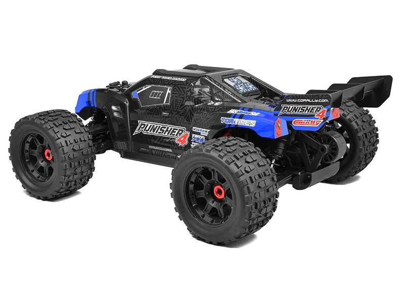Corally Punisher 4 Brushless 4S Basher Truck RTR - Blue C-00292-B