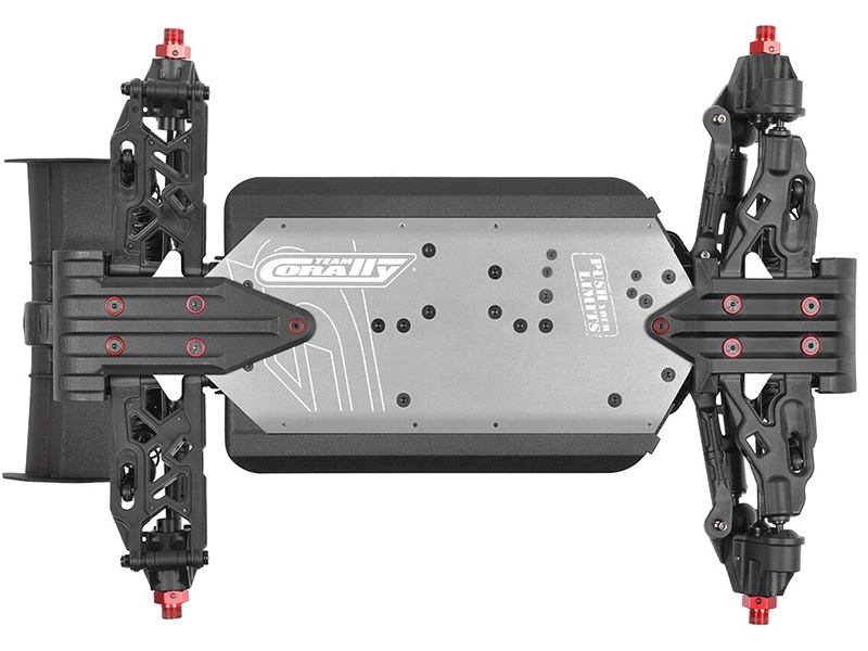 Corally Punisher 4 Brushless 4S Basher Truck RTR - Red C-00292-R