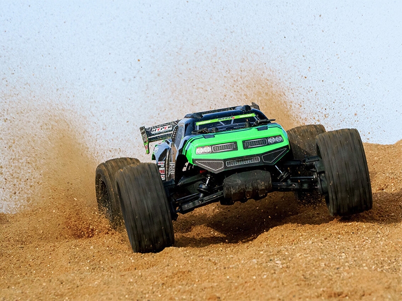 Corally Punisher 4 Brushless 4S Basher Truck RTR - Green C-00292-G