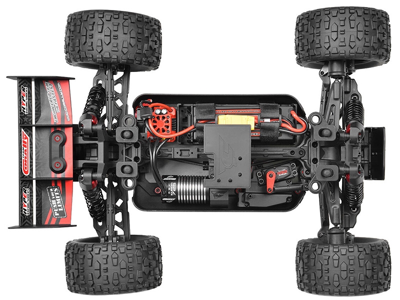 Corally Punisher 4 Brushless 4S Basher Truck RTR - Red C-00292-R