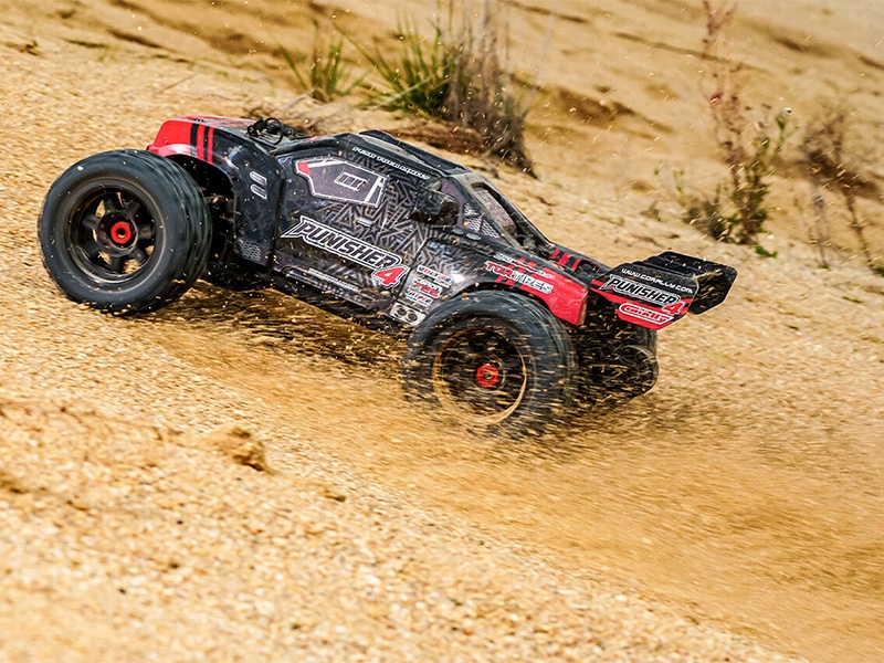 Corally Punisher 4 Brushless 4S Basher Truck RTR - Red C-00292-R