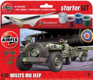Airfix Gift Set - Willys MB Jeep 1/72 A55117A