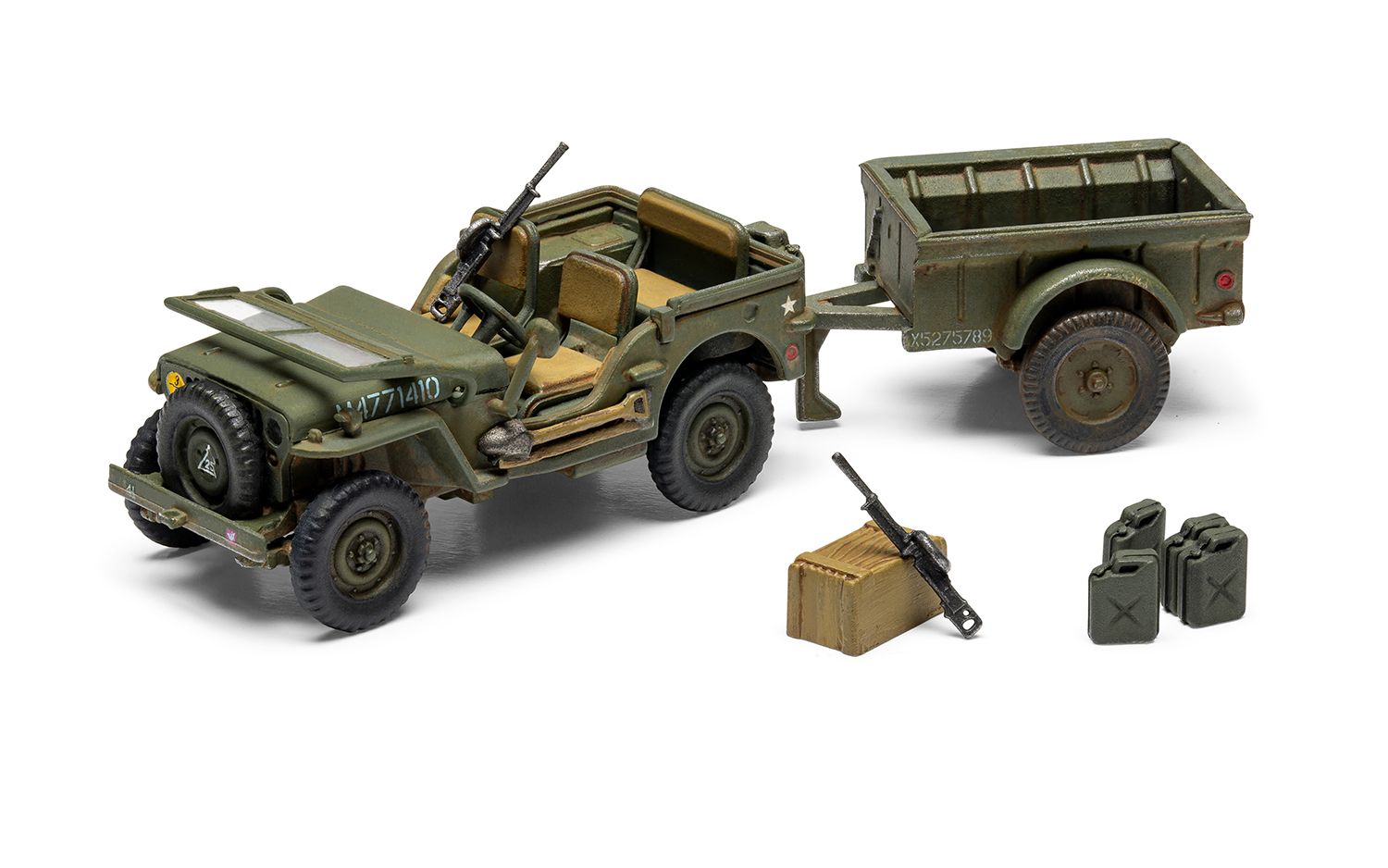 Airfix Gift Set - Willys MB Jeep 1/72 A55117A