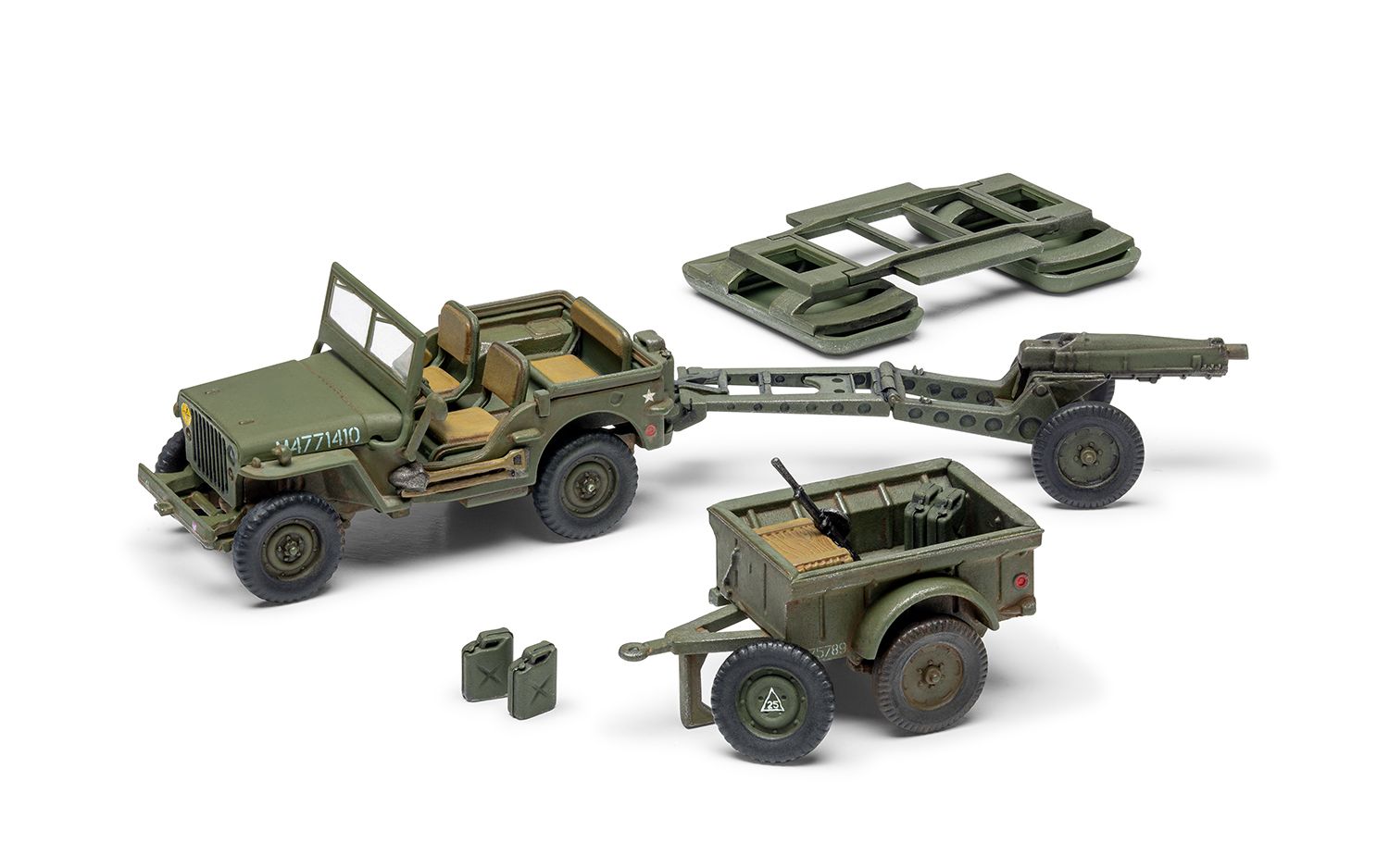 Airfix Gift Set - Willys MB Jeep 1/72 A55117A