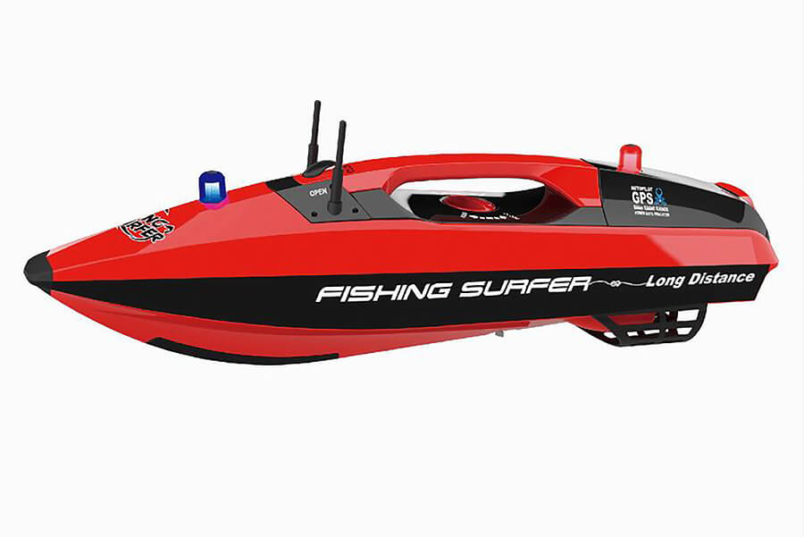 FISHING PEOPLE SURFER LAUNCHED RC BAIT RELEASE GPS BOAT V2.0
