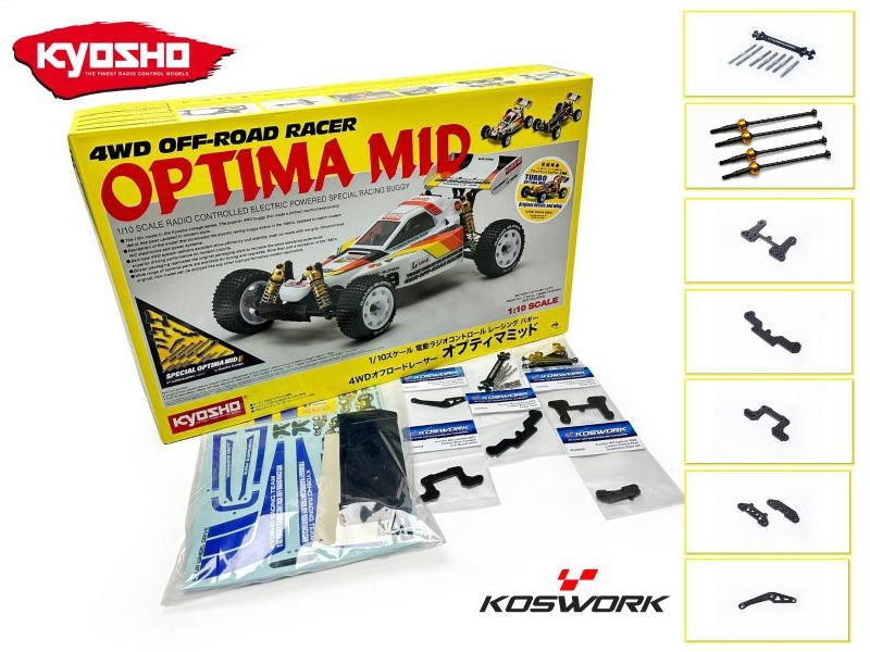 Kyosho Optima Mid 4WD 1:10 Koswork Edition by Kyosho Europe K.30622KE