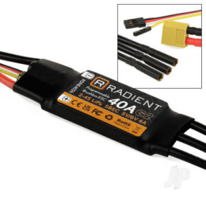 Radient 40A G2 ESC / SBEC (2-4 Cell)