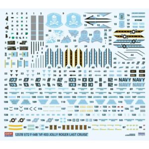 Academy US Navy F-14B VF-103 Jolly Rogers Last Cruise 1/72 12578