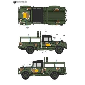 Academy South Korean ROK Army K311A1 1¼ ton Utility Truck 1/35 PKAY13551