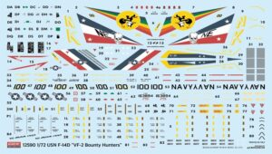 Academy US Navy F-14D Tomcat "VF-2 Bounty Hunters" 1/72 12590