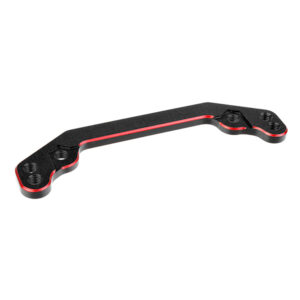 Corally Ackerman Plate Alum 7075 Hard Anodised Blk/Red