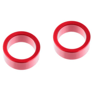 Corally Hda Suspension Arm Insert Inner Aluminum Red 2 Pcs C-00180-531
