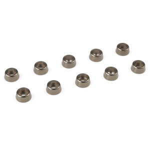Corally Aluminium Washer For M2.5 Socket Head Screws Od=7Mm Gun Metal 10Pcs
