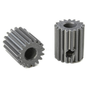 Corally 64 Dp Pinion Short Hard Anodised Al7075 17 Teeth Shaft Dia. 3.17Mm