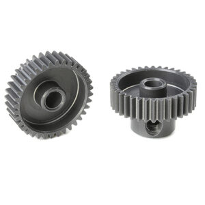 Corally 64 Dp Pinion Short Hard Anodised Al7075 36 Teeth Shaft Dia. 3.17Mm