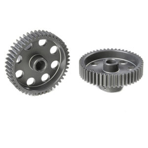 Corally 64 Dp Pinion Short Hard Anodised Al7075 48 Teeth Shaft Dia. 3.17Mm