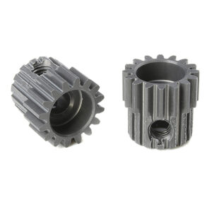 Corally 48 Dp Pinion Short Hard Anodised Al7075 16 Teeth Shaft Dia. 3.17Mm